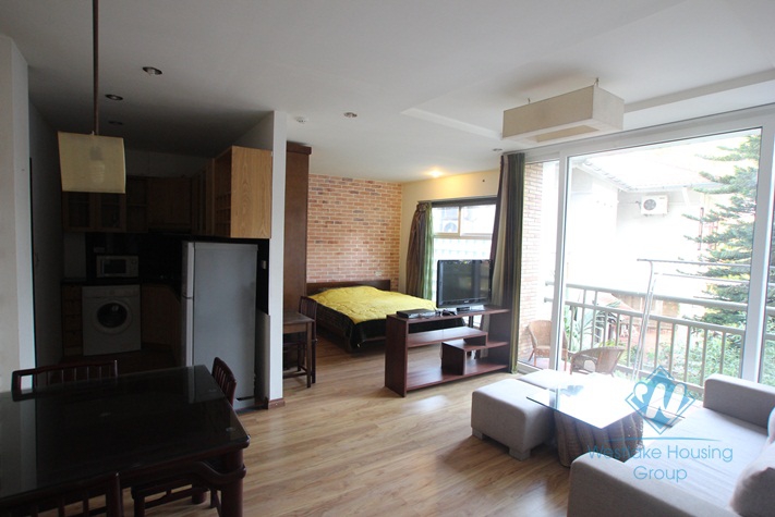 Bright apartment for rent in Dang Thai Mai st, fully furnished.